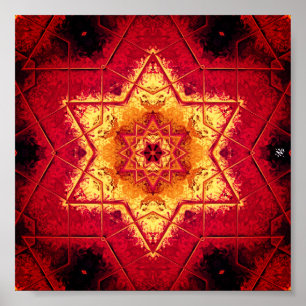 Devil's floor - patterns poster