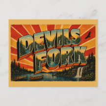 Devils Fork SC Mountain Lake Waterfalls Art