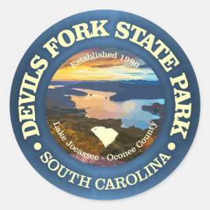 Devil's Fork SP Classic Round Sticker