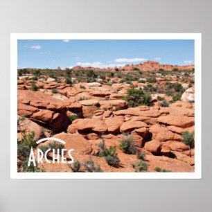 Devils Garden , Arches National Park Poster