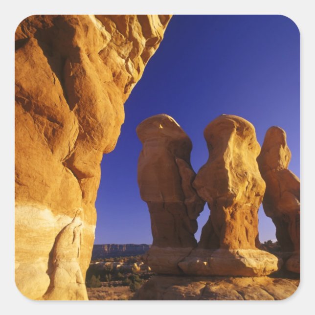 Devils Garden in the Grand Staircase Escalante Square Sticker (Front)