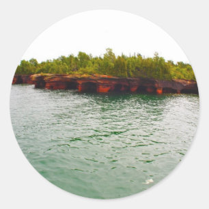Devil's Island Classic Round Sticker