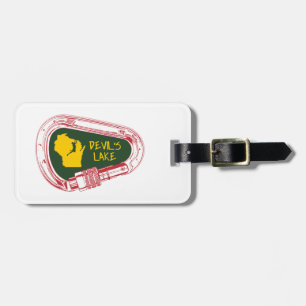 Devil's Lake Climbing Carabiner Luggage Tag