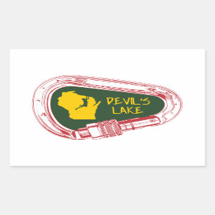 Devil's Lake Climbing Carabiner Sticker