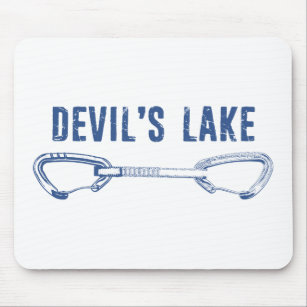 Devil's Lake Climbing Quickdraw Mouse Pad