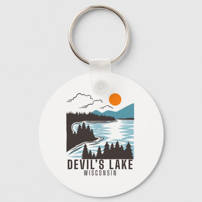 Devil's Lake  Keychain (Front)