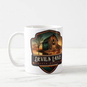 Devils Lake, North Dakota Vintage Coffee Mug