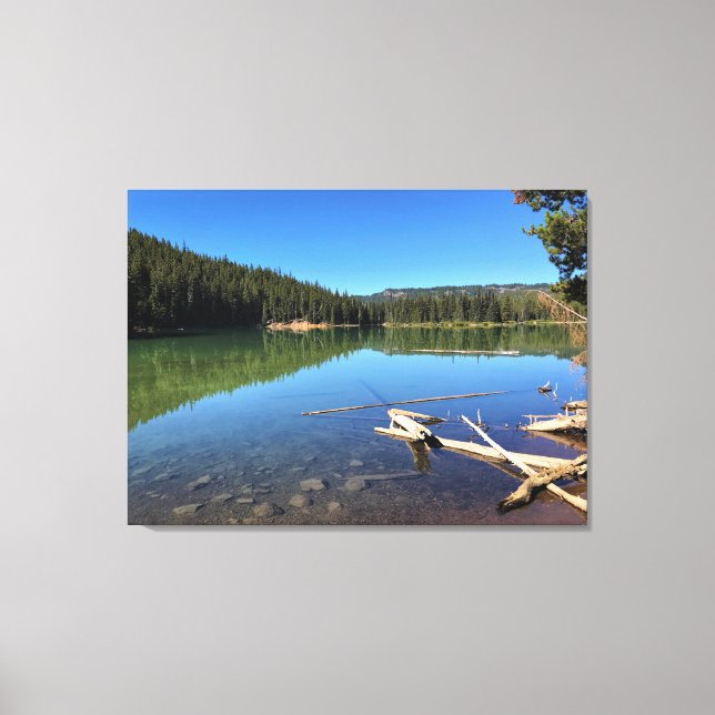 Devil's Lake, Oregon Canvas Print (Front)