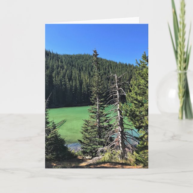 Devil's Lake, Oregon Card (Front)