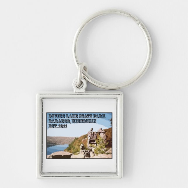 Devil's Lake State Park Keychain (Front)