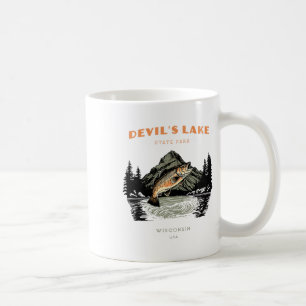 Devil's Lake State Park Wisconsin Retro Vintage Fi Coffee Mug