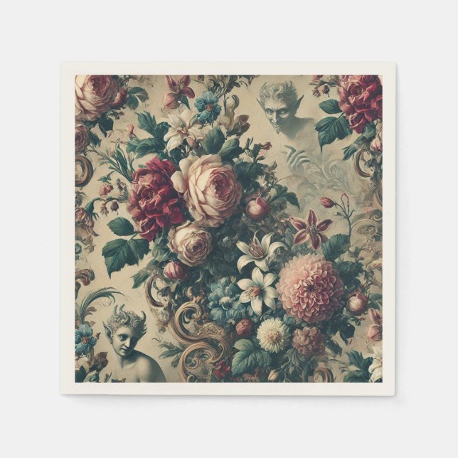 Devils of Dandy – Gothic Victorian Napkin (Front)