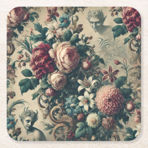 Devils of Dandy – Gothic Victorian Square Paper Coaster