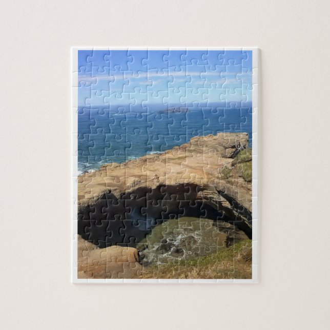 Devil's Punchbowl & Otter Rock, OR Jigsaw Puzzle (Vertical)
