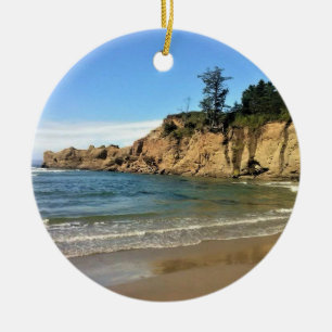Devil's Punchbowl State Park, OR Ceramic Ornament