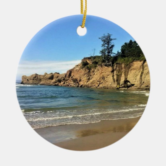 Devil's Punchbowl State Park, OR Ceramic Ornament (Front)