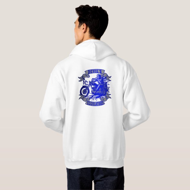 Devils Regulators Logo Hoodie Men LG (Back Full)