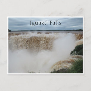 devils throat iguazu postcard