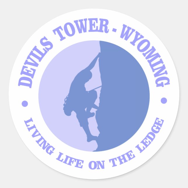 Devils Tower Classic Round Sticker (Front)