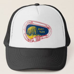 Devil's Tower Climbing Carabiner Trucker Hat