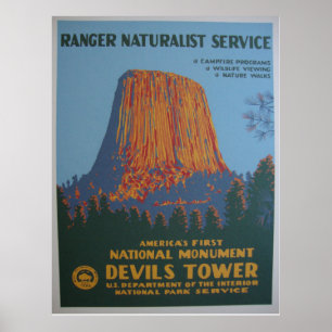 Devil's Tower Fine Print