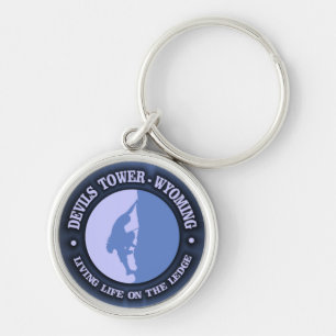 Devils Tower Keychain