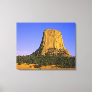 Devils Tower National Monument in Wyoming Canvas Print