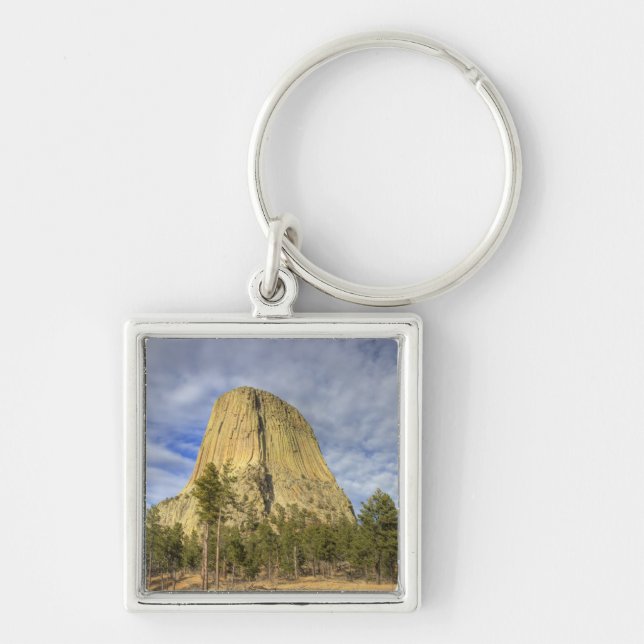 Devils Tower National Monument Keychain (Front)