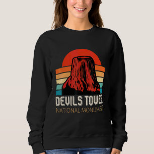 Devils Tower National Monument Souvenir Wyoming Su Sweatshirt