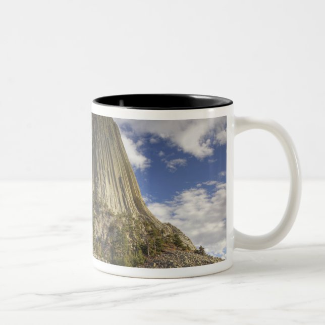 Devils Tower National Monument Two-Tone Coffee Mug (Right)