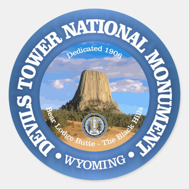 Devils Tower (NM) Classic Round Sticker (Front)