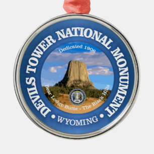 Devils Tower (NM) Metal Ornament