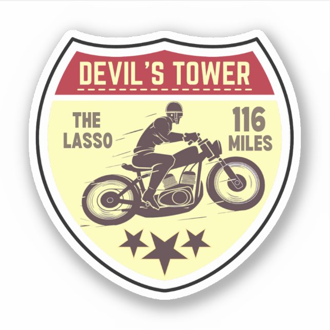 Devil's Tower Road - the lasso Motorcycle road tri (Front)