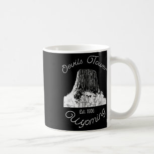 Devils Tower Wyoming National Monument Retro Vinta Coffee Mug
