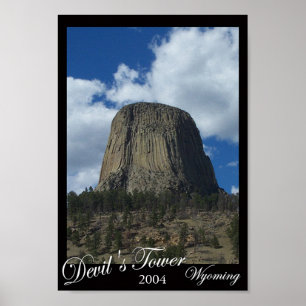 Devil's Tower, Wyoming Poster