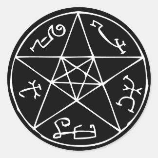 Devil's Trap Classic Round Sticker