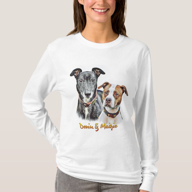 Devin and Maizie long sleeve tshirt (Front)