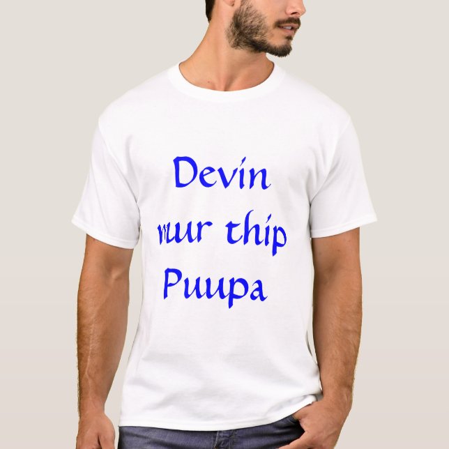 Devin For Pope - Tongues Version T-Shirt (Front)