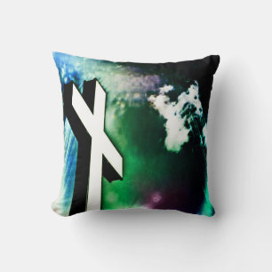 Devine One Cross Throw Pillow
