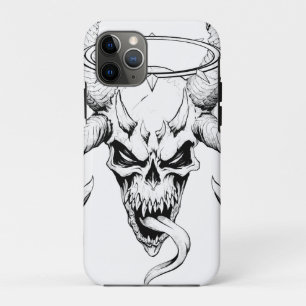 Devine Skull of Death White iPhone 11 Pro Case