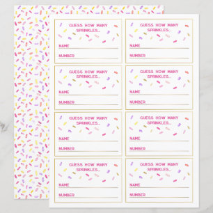Devinez l'ensemble des cartes de jeu Sprinkles