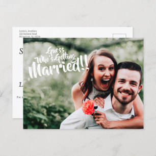 Devinez qui se marie Carte postale