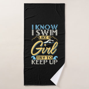 Devis de natation amusant