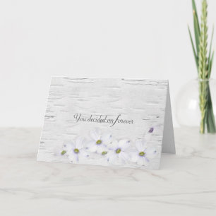 Devis mariage sur carte de Birch