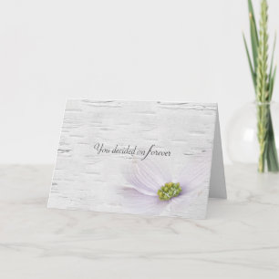 Devis mariage sur carte de Birch