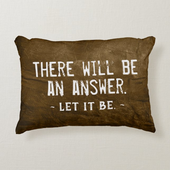 Devis sur Coussin en cuir Brown (Devant)