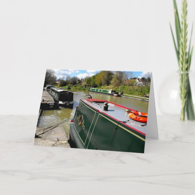 Devizes Canal Holiday Card (Front)