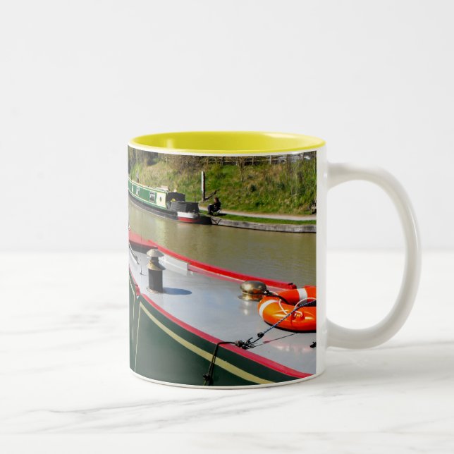 Devizes Canal Two-Tone Coffee Mug (Right)