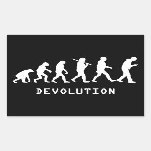 Devolution Cell Phone Sticker