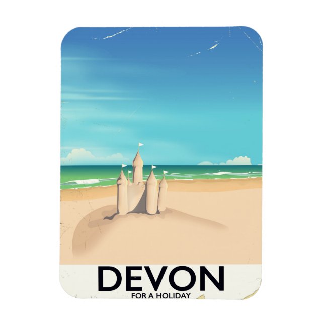 Devon, England for a holiday. Magnet (Vertical)
